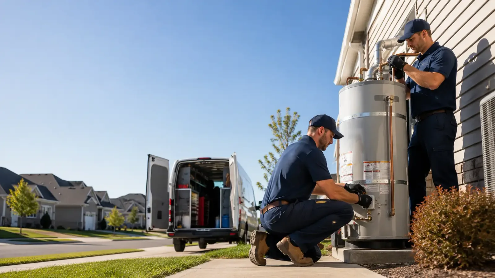 Water Heater Installation in Peru, VT